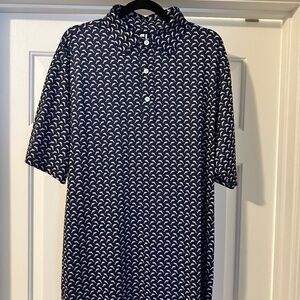 Footjoy Men's Golf Polo (Dolphin Print)